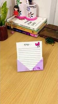 Notepad holder ഉണ്ടാക്കാം വായോ😊🎀|With Smeh #notepads #diy #craft #shorts #shortvideo