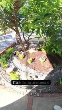 A quick tour of our model train garden railroad on this beautiful day
