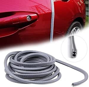 Car Door Edge Guards Door Ding Protection Strips (16 ft, Gray)