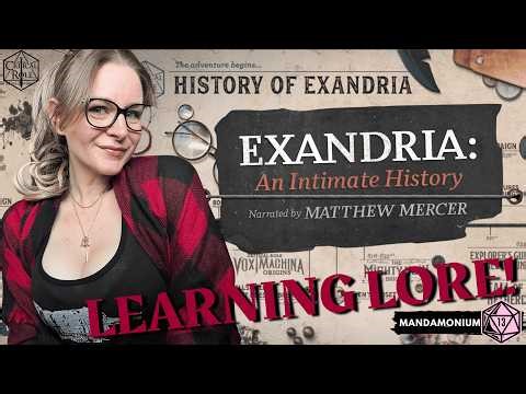 Exandria: An Intimate History - Critical Role Lore Reaction