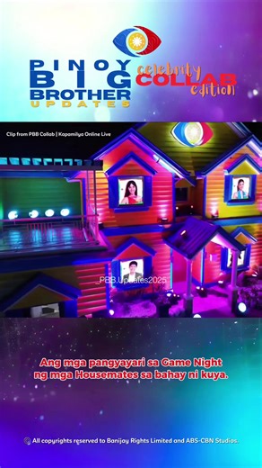 Mga Kaganapan sa Game Night ng PBB