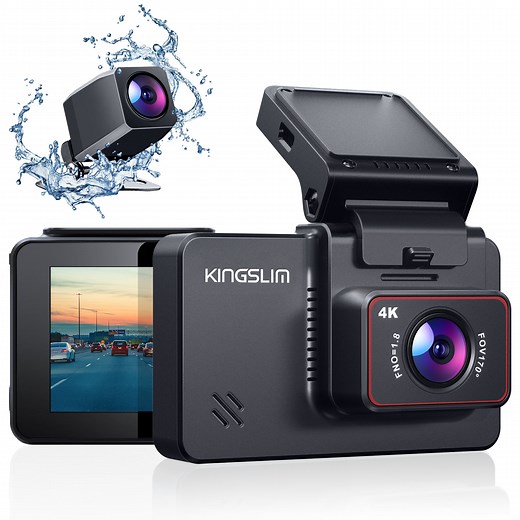 Kingslim D4 4K Dual Dash Cam