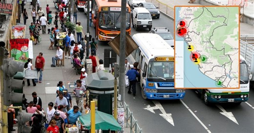 Mapa de vías bloqueadas: Paro nacional de transportistas y otros gremios interrumpen el tránsito en Lima y regiones