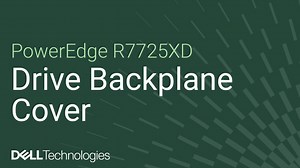 PowerEdge R7725XD에서 드라이브 백플레인 커버를 교체하는 방법
