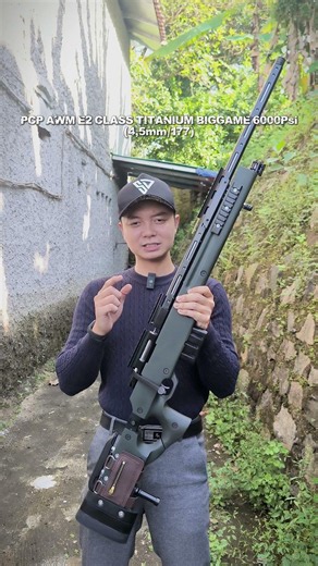 ONLY 1 LEFT❗AWM E2 CLASS BIG GAME TITANIUM 6000PSI FOR HUNTING GAME OVER 50KG❗