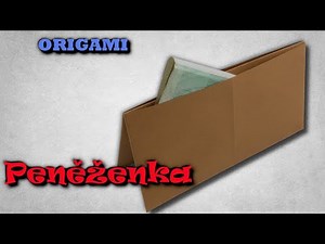 Origami peněženka - jak vyrobit peněženku z papíru