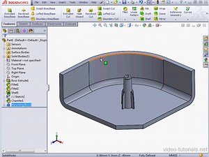 How to use the Mounting Boss Tool - SolidWorks Video Tutorials - Advanced Part Modeling - video Dailymotion
