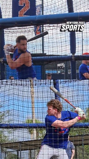 ⚾ Mets getting work in at the cages! #shorts