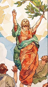 Ascension: A Symbolic Depiction of Faith and Divine Glory