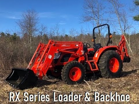 Kioti RX6620 Powershuttle Tractor w/ Loader & KB485 Backhoe - Walkthru