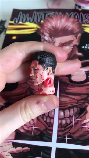 Custom battle damaged punisher head and neck #customactionfigure #thepunisher