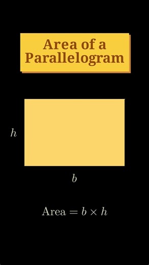 Area of parallelogram | #maths #school #engineering #mathematics #analysis