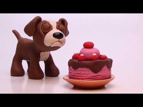 UN PERRITO PLAY DOH Dibujos Animados para niños y bebés!!! 💚 dibusYmas