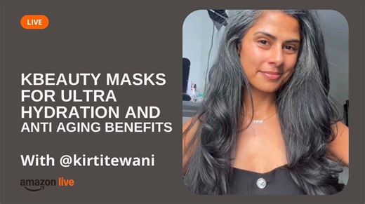 Watch KBeauty and Ayurvedic masks on Amazon Live