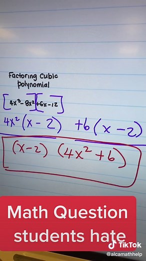 Factoring Cubic Polynomial Explained Step by Step