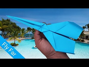 How To Make a Paper AirplaneTry This | It Flies So Fa Simple Paper Plane That Flies Amazingly Far