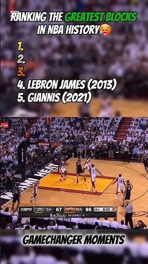 RANKING THE BEST BLOCKS IN NBA HISTORY 🔥