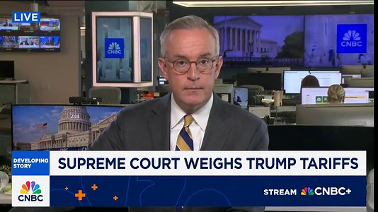 Supreme Court hears challenge to Trump administration's tariff policy