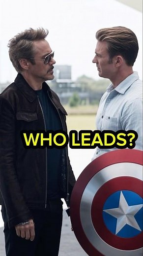 Tony Stark vs Steve Rogers: Who Was the Better Leader? #marvel #mcu
