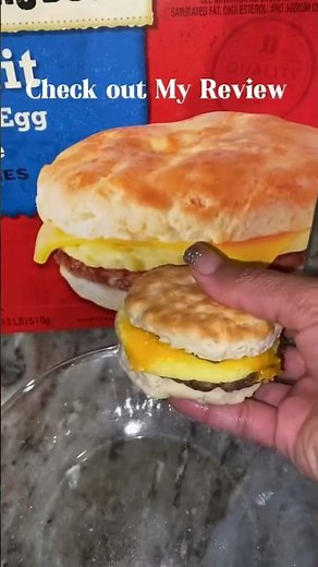 Jimmy Dean Sausage Egg & Cheese Biscuit | Best Way to Prepare It #short