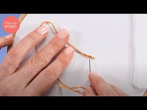 How to do chain stitch I Beginner Embroidery Techniques