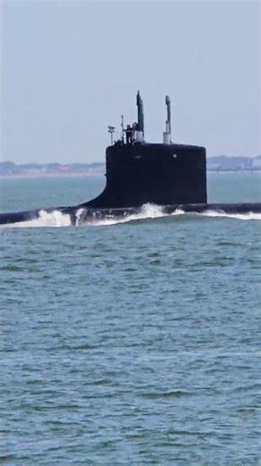 Virginia-class nuclear-powered attack submarine, likely the USS New Jersey (SSN-796).