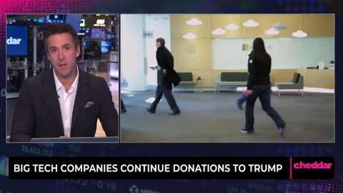 Big Tech Companies Continue Donations to Trump