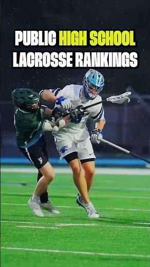 The BEST Public High Schools For Lacrosse 🥍 #shorts