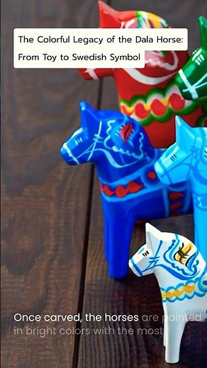 Discover the vibrant world of handmade Dala Horses! 🎨🐴