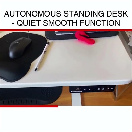 Autonomous standing desk - Quiet smooth function