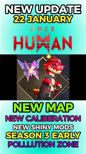 ONCE HUMAN NEW MAP POLLUTED ZONE DEVIATION MODS CHEST NEW CALIBERATION #oncehumanupdate #oncehuman
