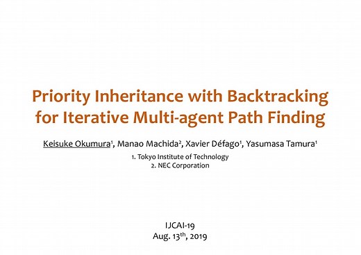 Priority Inheritance with Backtracking for Iterative Multi-agent Path Finding