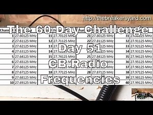 Day 51 : CB Radio Frequencies
