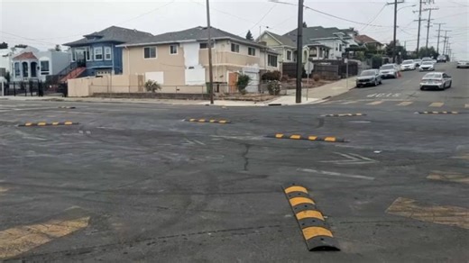 Oakland removes speed bumps installed by residents frustrated with sideshows