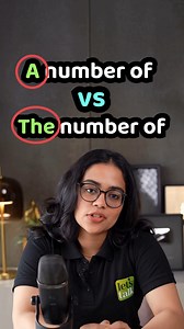 69K views · 1.5K reactions | Difference Between 'A Number Of' VS 'The...