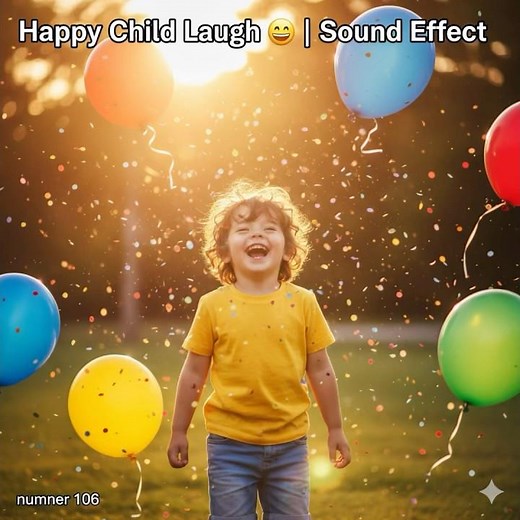 Happy Child Laughing Sound 😄 | Joyful Kids SFX | VibeDrops
