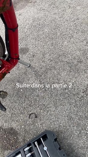 Motorcycle Maintenance Tips: Repairing a Red and Black Bike