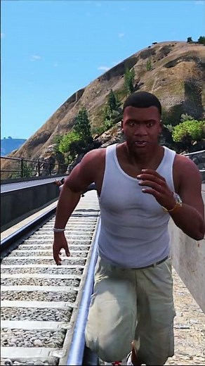 Train Track Challange For 100000000 $ #gta #shortvideo