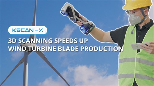 SCANOLOGY on Instagram: "Driving the Green Transition with Digital Precision 🌍 How do leading manufacturers streamline wind turbine blade production? With the SCANOLOGY KSCAN-X #3DScanner, they are achieving redesign cycles as fast as 30 minutes—a fraction of the traditional timeframe. Discover how 3D scanning is setting new benchmarks for efficiency and performance in renewable energy. 📹 Watch the manufacturing transformation. #Wireless3DScanning #WindEnergy #PortableMetrology #PrecisionEngin