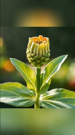 Zinnia Flower Timelapse in 8K Macro | Seed to Bloom Transformation