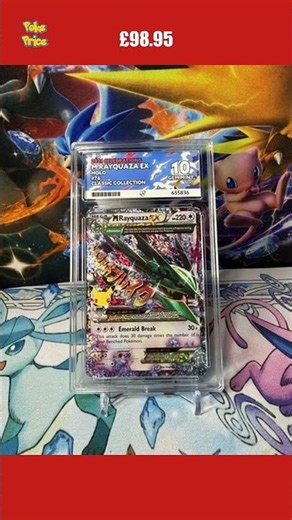 💸 This Rayquaza card fetched £98.95 — crazy or fair? #shorts