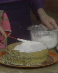 89K views · 3K reactions | Julia demonstrates how to make royal icing as she stacks and fills a cake with apricot glaze. #juliachild #cake #icing | Julia Child | Facebook