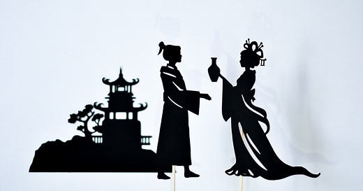 Moon Chinese Legend Shadow Puppet Show for the Mid-Autumn Festival