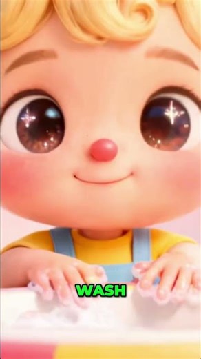Clean Hands Happy Dance for Kids #shorts #nurseryrhymes #kidssongs