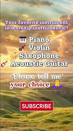 The BEST Instrument for Worship Music? #pianoworship #guitarworship #violinworship