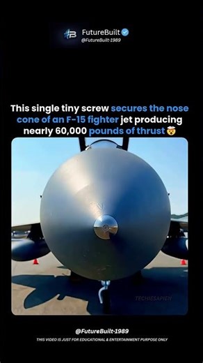 F-15 Eagle's "Tiny Phillips" Radome Pin: Hi-Lok Locknut Defies 29,000lbf Thrust! 🤯✈️