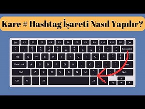 How to Make Hashtag Sign (#)? (PC-Keyboard)