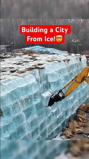 This Is How Massive Ice Blocks Become Ice Castles