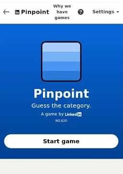 LinkedIn Pinpoint Answer Today #820 #pinpoint
