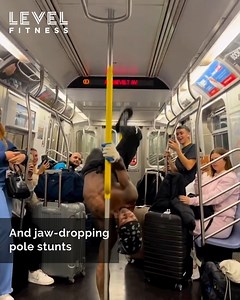 25K views · 547 reactions | Testing pole strength even on that morning commute 勞 | Level Fitness | Facebook